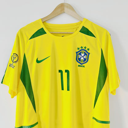 Retro Brazil Shirt World Cup 2002 Home