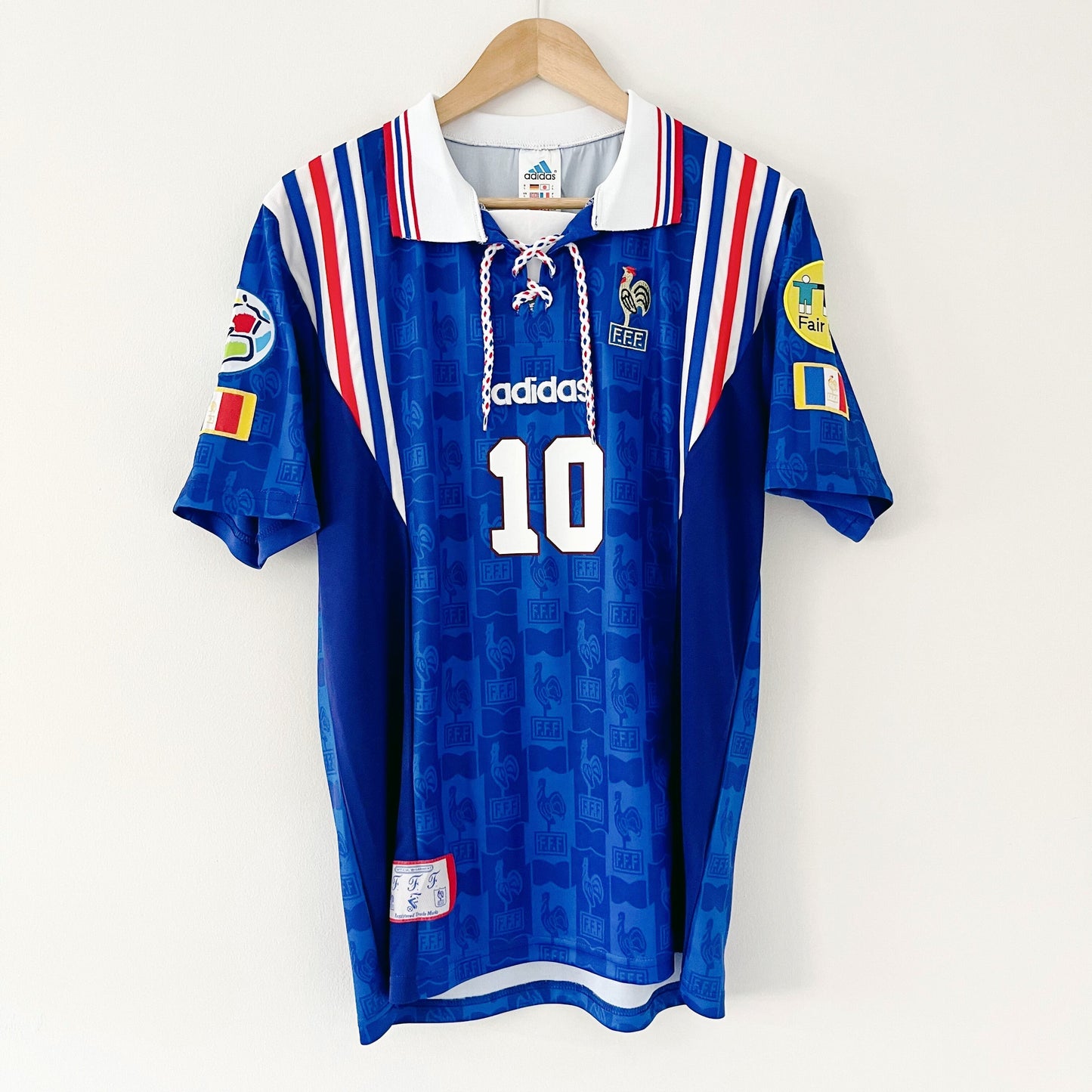 Retro France Shirt Euro 1996 Home