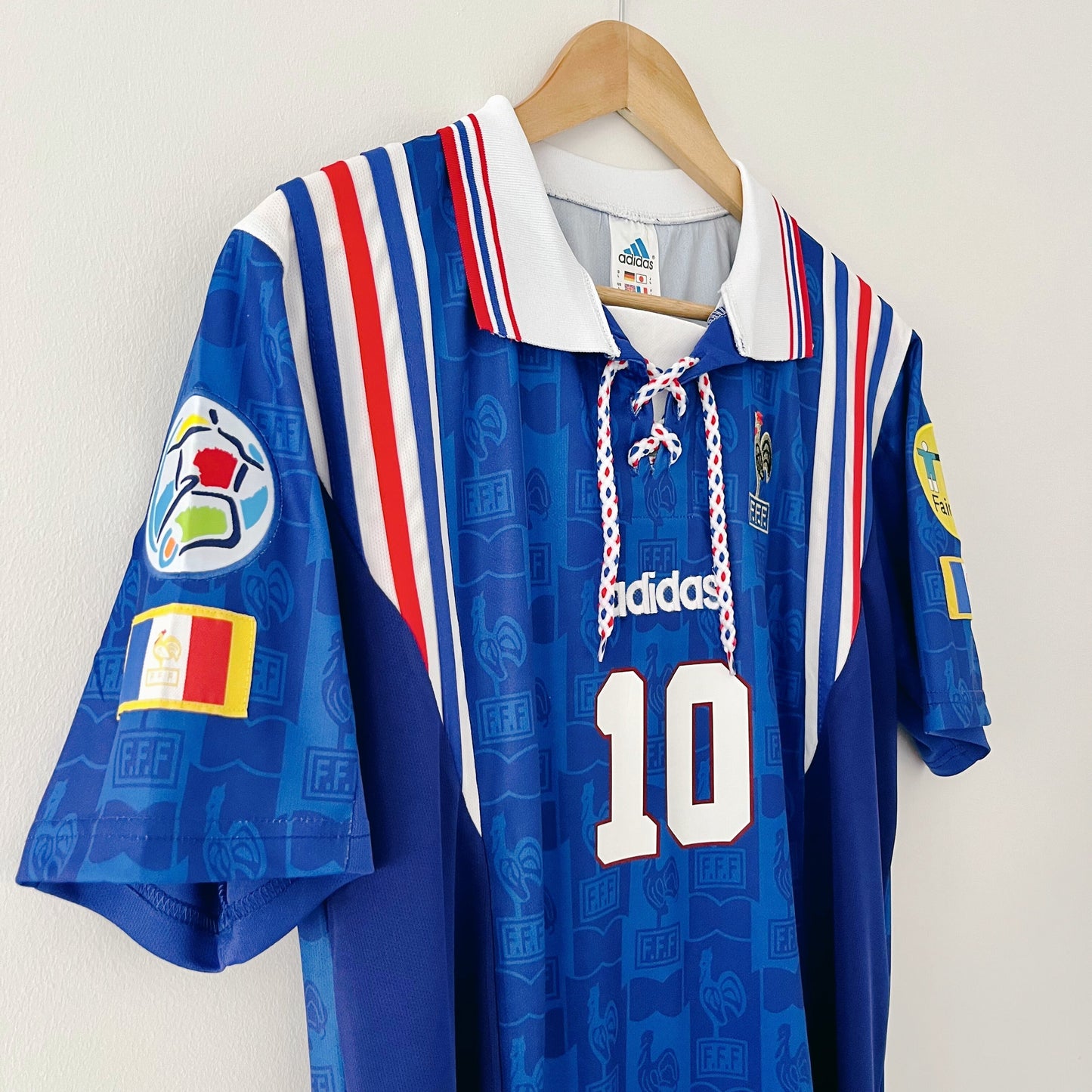 Retro France Shirt Euro 1996 Home