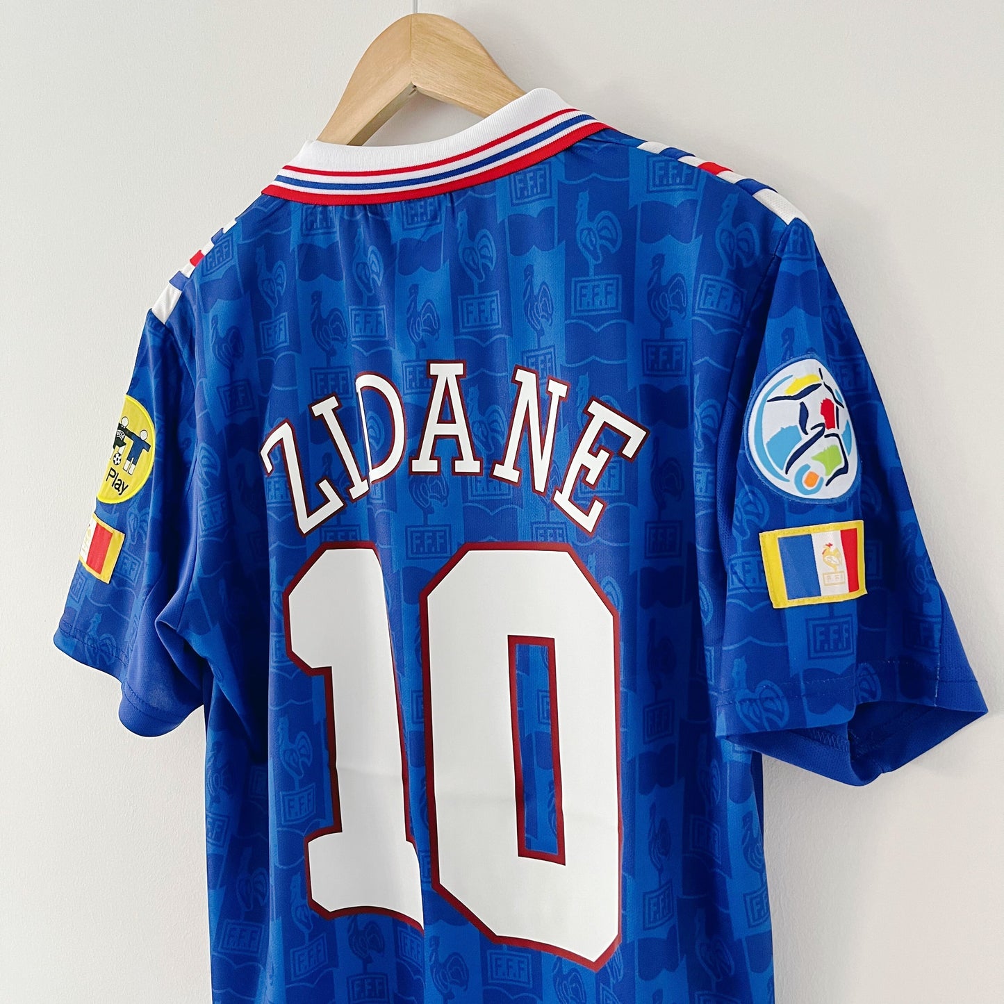 Retro France Shirt Euro 1996 Home