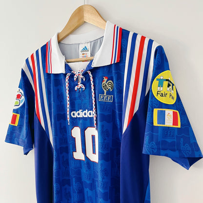 Retro France Shirt Euro 1996 Home