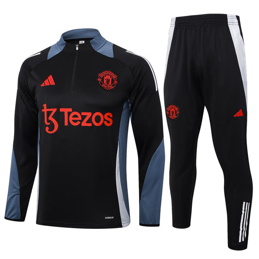 Man United Man 2024/2025 Black Tracksuit