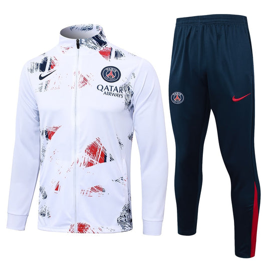 PSG Man 2024/2025 White Tracksuit